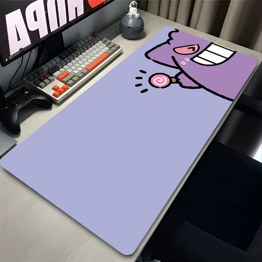 Purple Japan Anime Mouse Pad PC Cool P-Pokemon Gamer Cabinet Keyboard Rug XXL G-Gengar Extended Desk Mat Laptop Kawaii Mousepad