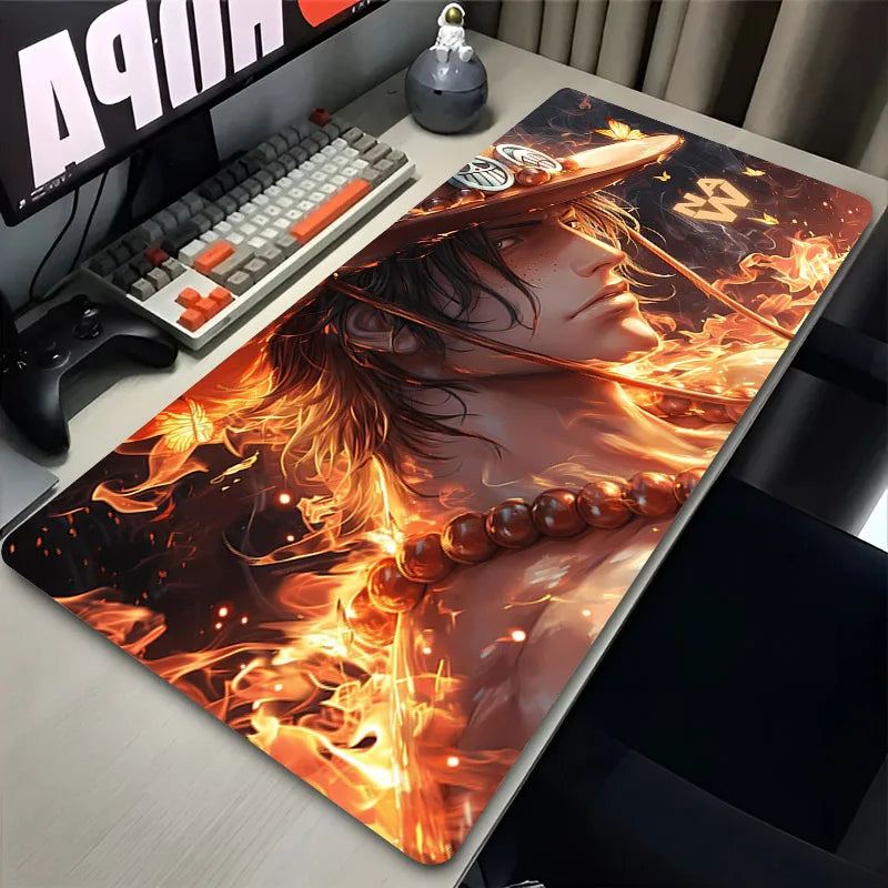 Anime Dragon Fashion Large Mouse Pad O-One Pieces Laptop Gamer Mousepad Tablepad Gaming Accessories L-Luffy Non-Slip Desk Carpet