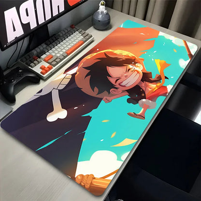 Anime Dragon Fashion Large Mouse Pad O-One Pieces Laptop Gamer Mousepad Tablepad Gaming Accessories L-Luffy Non-Slip Desk Carpet